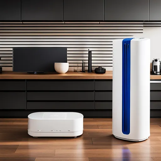 Comparison of air humidifier and air purifier: An image showing two devices side by side, highlighting their differences and benefits for indoor air quality