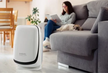 A Nikken Air Purifier demonstrating the ultimate solution for clean air in a home environment