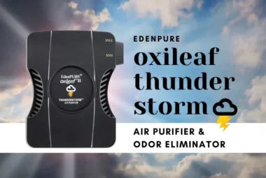 Thunderstorm air purifier being reviewed under analytical lens