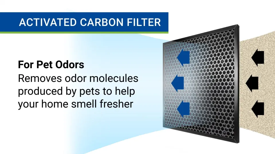 Activated Carbon Filter removing pet odors