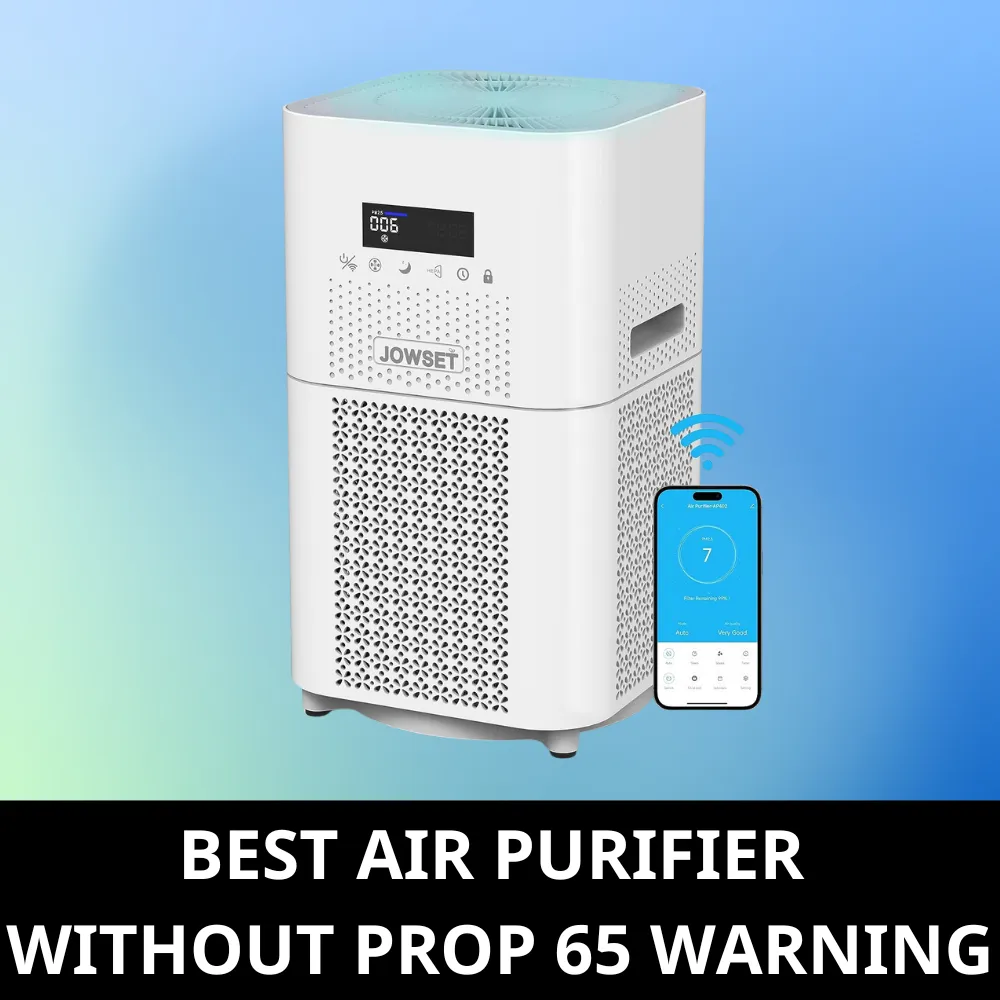 Air purifier without Prop 65 warning